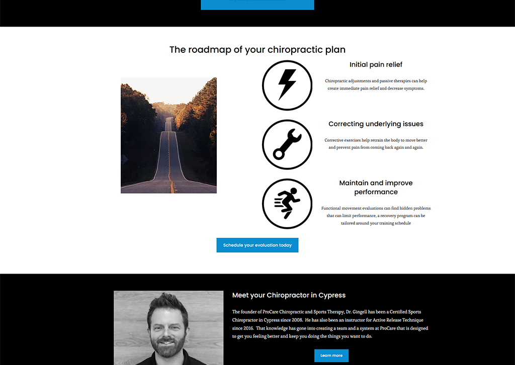 Scenic view of a long, empty road surrounded by trees, symbolizing the journey of chiropractic care and the roadmap to health and wellness.